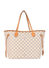 Neverfull MM, &pound;695, Handbags, White, Canvas, Back view